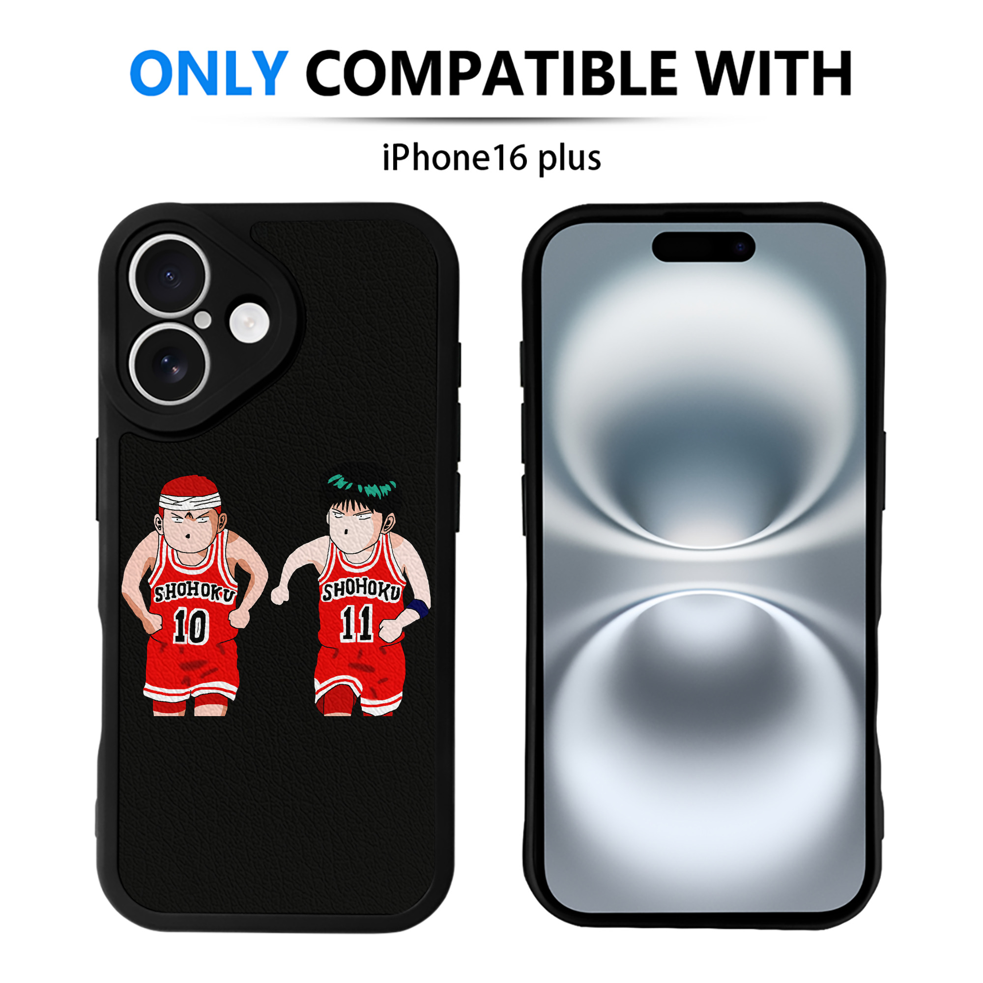 （画像用） SLAM DUNK／スラムダンク 【iPhone 16シリーズ対応】シリコンスマホケース（レザー調） 材質：シリコン